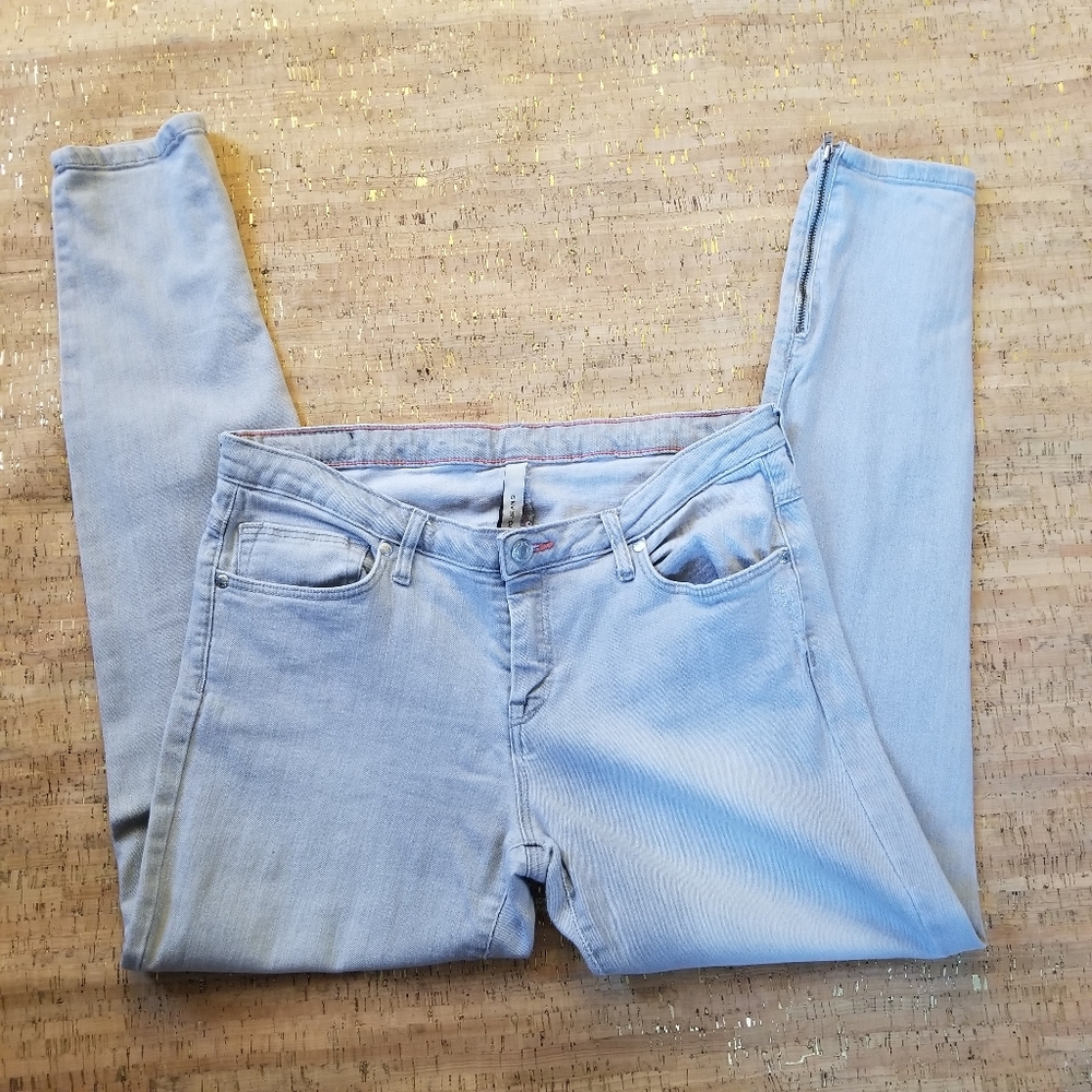 MNG by Mango Zip Up Skinny Jean